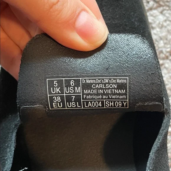 Dr. Martens Men's Carlson Mules Black - Picture 9 of 9